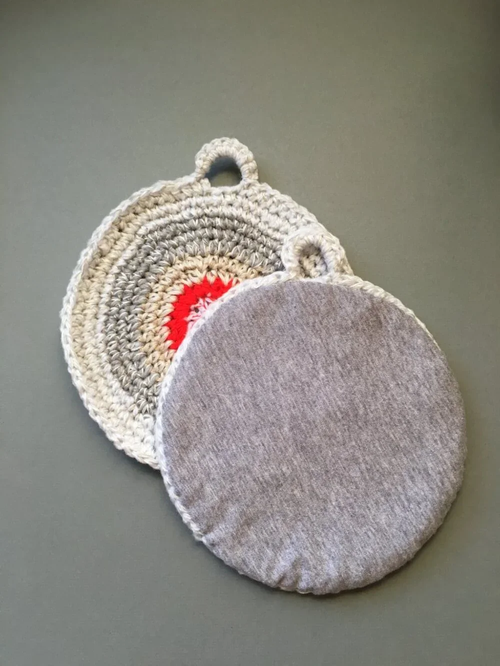 Crochet Pot Holders, Crochet Trivet, Christmas Gift Under 15, Handmade Placemat